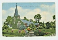 Vintage Postcard CALIFORNIA  LITTLE CHAPEL OF ROSES, CHULA VISTA  LINEN UNPOSTED picture
