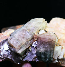 2.29lb NATURAL Smoke QUARTZ Crystal & Mica & Tourmaline Mineral Specimen picture