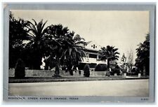 1940 Roadside View Residence Green Avenue Orange Texas Antique Vintage Postcard picture