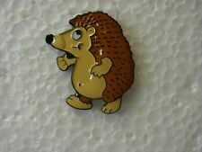 Hedgehog pin badge. Lapel. Brand new.  Version 1 Walking style. Metal Enamel picture
