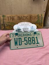 Vintage Smokey The Bear Dept. Of Agriculture Forest Service License Plate Topper picture
