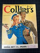 Vintage 1941 Collier’s Magazine Cover WWII - COVER ONLY picture