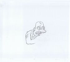 Simpsons Zombie Sad (2) Original Art Animation Production Pencil Pages Comp picture