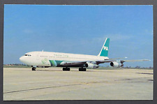 PIA Pakistan International Cargo Boeing 707-373C AP-AWU Aircraft Postcard picture