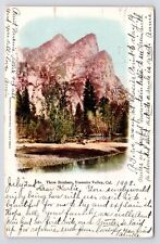 1903 Three Brothers Yosemite Valley National Park Antique California CA Postcard picture