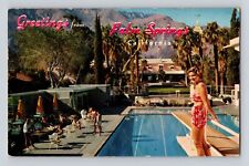 Palm Springs CA-California, El Mirador Hotel, Advertise, Vintage c1959 Postcard picture