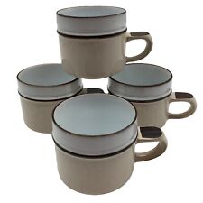 Denby White Band Brown Stoneware Coffee/Tea Mug picture
