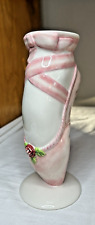 Burton + Burton Ceramic En Pointe Ballet Slipper Vase - Pink Adorable picture