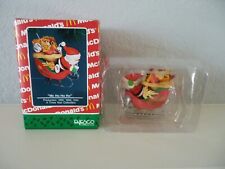 Vintage 1992 Enesco McDonalds 'Mc Ho Ho Ho' Christmas Ornament-Santa Sleigh picture