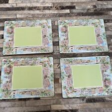 Pimpernel Historic Charleston Set Of 4 “heavier” Placemats. Beautiful Cork Back picture