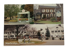 Sturbridge Massachusetts MultiView Postcard Historic House Oxhead Tavern picture