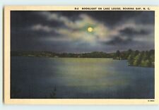 Postcard: Moonlight on Lake Louise - Roaring Gap, North Carolina picture