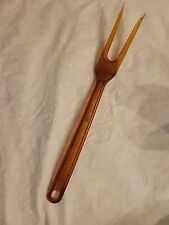 Vintage Amber Ultratemp by Robinson Knife Co Serrated Meat Serving Fork picture