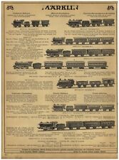 1930 PAPER AD TOYS 3 PG Marklin Clockwork Mechanical Toy Train Sets Locomotive picture