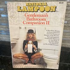 National Lampoon Gentleman's Bathroom Companion #2  1977 Magazine picture