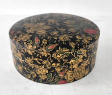 Vintage ROSSINI ALCOHOL PROOF JAPAN  Hand Painted Trinket Ring Jewellery   Box picture