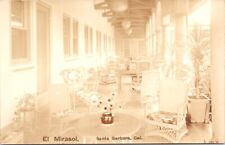 C.1910s RPPC Santa Barbara CA El Mirasol Hotel Patio UNP California Postcard A25 picture