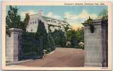 Postcard - Governor's Mansion - Oklahoma City, Oklahoma picture