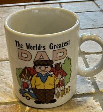 Vintage 'World's Greatest Dad' Mug - Made in Japan picture