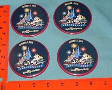 4 = Walt Disney World 45th Anniversary Magic Kingdom Mickey Castle Disney Button picture