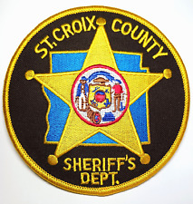 St. Croix County Wisconsin Sheriff Patch - FREE Tracked US Shipping  picture