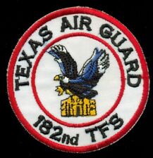 USAF 182nd Tactical Fighter Squadron Texas Air Guard Patch K-2 picture