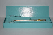 Vintage 1950s 1960s Tiffany & Co Fish Clip  Sterling Silver Ballpoint PEN in BOX picture