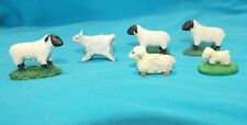 Lot of 6 Miniature Sheep Lamb Figurines picture