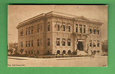 c. 1915 ANTIQUE SEPIA POSTCARD - CITY HALL - FRESNO CALIFORNIA UNPOSTED picture