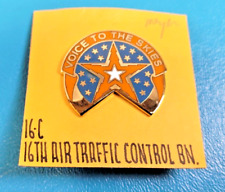 Vintage 16th Air Traffic Control Battalion DUI Medal Pin N.S. Meyer Hallmark picture
