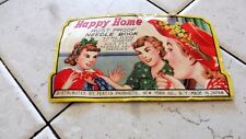 VINTAGE HAPPY HOME RUST PROOF GOLD EYE NEEDLE BOOK 45 NEEDLES picture