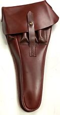 WWI WWII GERMAN P08 LUGER ENCLOSED PISTOL WOODEN HOLSTER CARRY CASE picture