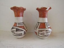 Old Acoma Pueblo Vintage Salt & Pepper Shakers, Classic Design, Acoma Pottery picture