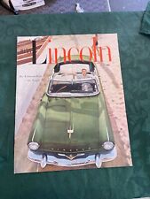 1953 Lincoln Large Sales Brochure Cosmopolitan Capri picture