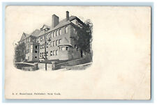 c1900s High School and Public Library, Yonkers New York NY SMC Postcard picture