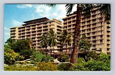 Waikiki HI-Hawaii, The Reef Towers Hotel, Advertising Vintage Postcard picture