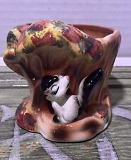 Vintage Kitsch Anthropomorphic Skunk Ceramic Planter Sassy Skunk picture