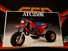 🏁 ‘86 HONDA ATC 250R ATV POSTER vintage 3 wheeler 🏁 picture