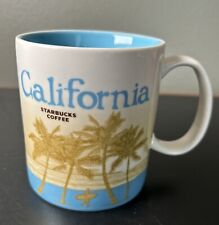Starbucks 2010 California Global City Icon Series Collector Mug Blue 16 oz picture