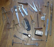 Junk Lot Estate Sale - Drafting Tools? Compass, Gage?, Bagshaw & Field Bits? picture
