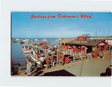 Postcard Greetings Sam's Fishing Fleet Fisherman's Wharf Monterey California USA picture