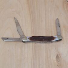 Vintage Schrade Old Timer 3 Blade Folding Pocket Knife picture