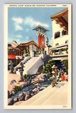 Riverside CA-California Oriental Court Mission Inn Antique Vintage Postcard picture