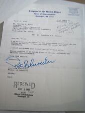 Pat Schroeder US House Of Representative Letter Colorado Other Papers 2 Signed picture