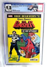 True Believers Punisher First Appearance #1 CGC 9.8 Secret Wars #8 Label 2018 picture