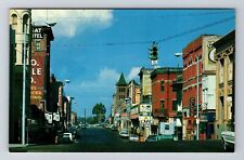Butte MT-Montana, Looking West From Broadway, Vintage Postcard picture
