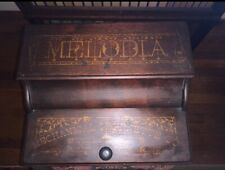 Early 20th Century Melodia Mechanical Orguinette Paper Roll Playing Organ picture