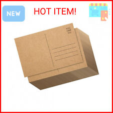 Sustainable Greetings 100 Pack Bulk Kraft Paper Blank Postcards for Mailing, Wed picture