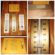 Rare Antique 1930s  REAL SALESMAN SAMPLE ADVERTISING THERMOMETERS Collection picture