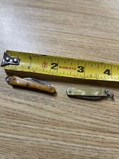 (2) Rare Reliance MDSE CO. Pocket Knife Key Chain  Bakelite Handles picture
